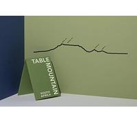 The Line Silhouette Montagne Massive Table Afrique du Sud en métal Décoration Murale