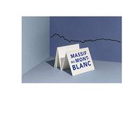The Line Udc, Décoration murale profil du Massif du Mont Blanc (Alpes, France) 50cm