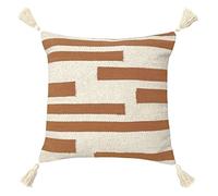 The Linen Yard Alaya Housse de Coussin en Coton Sienne