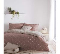 The Linen Yard Chia Parure de lit, Argile Rouge, Simple