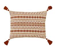 The Linen Yard Ganado Housse de Coussin en Coton Pécan