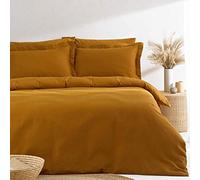 The Linen Yard Housse de Couette gaufrée Gingembre, Simple