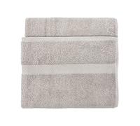 The Linen Yard The Yard Linge Loft Serviette de Bain, Coton, Dove, Colombe, 70 x 130 cm