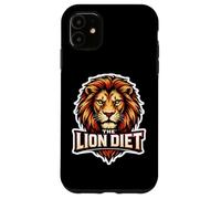 The Lion Diet Hardcore Carnivore Mangeur de Viande pour bœuf Coque pour iPhone 11