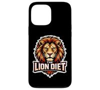 The Lion Diet Hardcore Carnivore Mangeur de Viande pour bœuf Coque pour iPhone 13 Pro Max