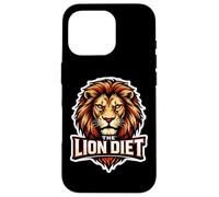 The Lion Diet Hardcore Carnivore Mangeur de Viande pour bœuf Coque pour iPhone 16 Pro
