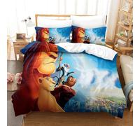 The Lion King Chambre D¿¿Coration Ensemble De Literie Motif Imprim¿¿ D Ultra Doux Housse De Couette Fermeture ¿¿Clair Dissimul¿¿E Housse De Couette Taie D