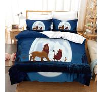 The Lion King Housse De Couette Imprim¿¿E En D Avec Taies D'oreiller Et Housse De Couette ¿¿ Fermeture ¿¿Clair Dissimul¿¿E, Parure De Lit Super Douce Et F