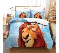 The Lion King Housse De Couette Imprim¿¿E En D Ensemble De Literie Pi¿¿Ces Avec Taies D'oreiller Entretien Facile Housse De Couette Confortable En Poly