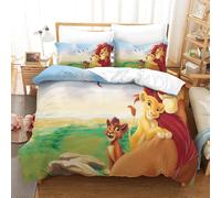 The Lion King Housse De Couette ¿¿ Th¿¿Me Imprim¿¿E En D Ensemble De Literie En Microfibre Douce Ensemble De Pi¿¿Ces Avec Housse De Couette Taie D'oreill