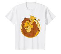The Lion King Mufasa And Simba T-Shirt, Enfant, Blanc, 10 ans