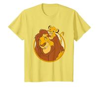 The Lion King Mufasa And Simba T-Shirt, Enfant, Citron, 2 ans
