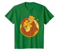 The Lion King Mufasa And Simba T-Shirt, Enfant, Vert Kelly, 10 ans