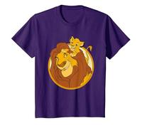 The Lion King Mufasa And Simba T-Shirt, Enfant, Violet, 8 ans