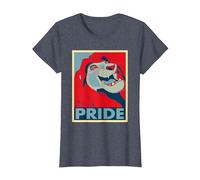 The Lion King Pride Mufasa T-Shirt, Femme, Bleu Chiné, XS