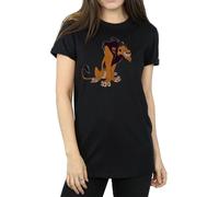 The Lion King - T-shirt "Classic" pour femme BI585 (S) (Noir)