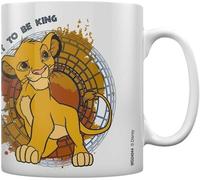 The Lion King - Tasse à café "Just Can't Wait To Be King" PM2145 (Taille unique) (Blanc/Jaune)
