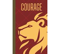 The Lion's Courage: Crimson & Gold Notebook for Brave Hearts