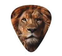The Lion's Gaze Lot de 12 médiators de guitare élégants et durables, 3 types de médiators fins, moyens et lourds (12 pièces), adaptés pour guitare, basse, guitare électrique, ukulélé,