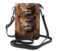 The Lion's Gaze Sac à bandoulière léger avec fermeture magnétique pour voyage et usage quotidien