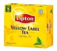 Thé - LIPTON - Yellow Label - 100 sachets - 200 g - Pack familial