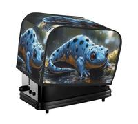 The Little Blue Lizard Housse pour grille-pain 2 tranches de cuisine avec poches Protection contre la poussière et les traces de doigts