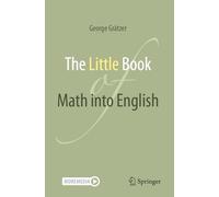 The Little Book of Math into English – Springer Verlag