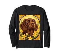 The Little Brown Dog and Jasmin Flowers Manche Longue