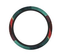 The Little Cat In The Red Hat Housse de volant de voiture élastique universelle antidérapante en caoutchouc souple respirant 38,1 cm