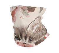 The Little Cat is Among The Pink Flowers Print Head Scarf Cagoule Visage Cou Foulard Cache-Cou Bandana Cache-Cou pour Homme Femme