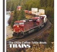 The Little Coffee Table Book: Trains: Inside, you’ll discover 75 bite-sized facts about train history, technology, culture, and curious trivia.