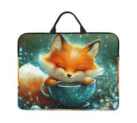 The Little Fox Housse rembourrée pour ordinateur portable 14" avec poignée pour ordinateur portable 14"