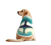 The Little Girl by The River T-shirts pour chiens de grande et moyenne taille - T-shirts confortables pour chiens, parfaits pour un usage quotidien