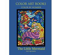 The Little Mermaid - Color by Number book : Standard paper edition