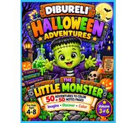 THE LITTLE MONSTER: 50 ADVENTURES TO COLOR + 50 NOTES PAGES