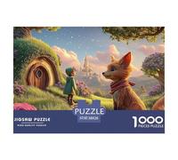 The Little Prince and His Fox 1000 Pièces Carton Premium Lot de Puzzles Lovely Puppy Stimulant Et Éducatif Jeu Créatif Puzzles As Birthday Gifts 38x26cm/1000pcs