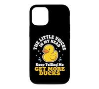 The Little Voices in My Head Keep Telling Me Get More Ducks Coque pour iPhone 12/12 Pro