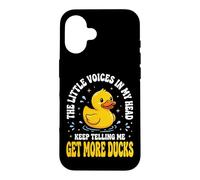 The Little Voices in My Head Keep Telling Me Get More Ducks Coque pour iPhone 16