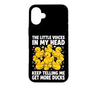 The Little Voices in My Head Keep Telling Me Get More Ducks Coque pour iPhone 16 Plus