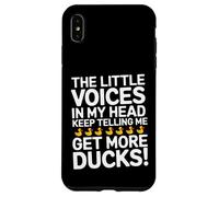 The Little Voices in My Head Keep Telling Me Get More Ducks Coque pour iPhone XS Max