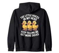 The Little Voices in My Head Keep Telling Me Get More Ducks Sweat à Capuche