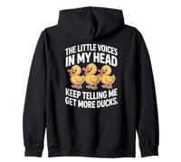 The Little Voices in My Head Keep Telling Me Get More Ducks Sweat à Capuche