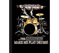 The Little Voices Make Me Play Drums Notebook: Drummers & Drumming Notebook Journal Diary Planner Gift For Female Rock Music Band ... Perfect Gift Idea For Birthday & Christmas