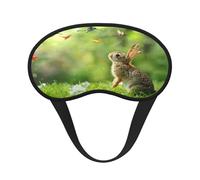The Lively Little Rabbit Masque pour les yeux ultime pour dormir, masque doux et confortable, masque relaxant sans pression nocturne.