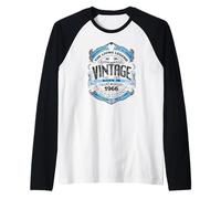The Living Legend Born in 1966 Classic Vintage 60th Birthday Manche Raglan