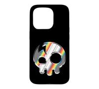 The Living Tombstone Chrome Skull Coque pour iPhone 15 Pro