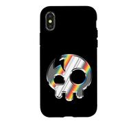 The Living Tombstone Chrome Skull Coque pour iPhone X/XS