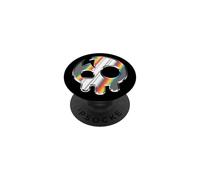 The Living Tombstone Chrome Skull PopSockets PopGrip Adhésif