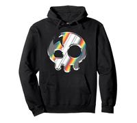 The Living Tombstone Chrome Skull Sweat à Capuche