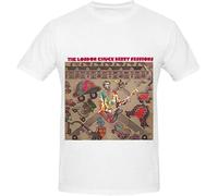 The London Chuck Berry Sessions Roll Mens Round Neck Slim Fit T Shirts White Hemden(Medium)